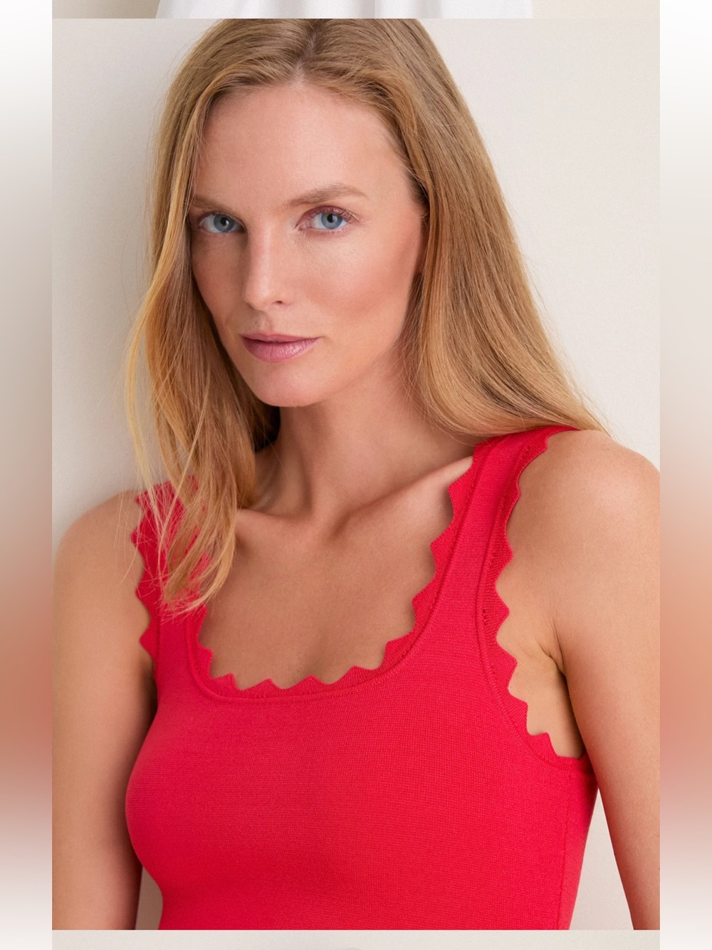 TUCKERNUCK Cherry Ric Rac Compression Tank - Picture 15 of 16